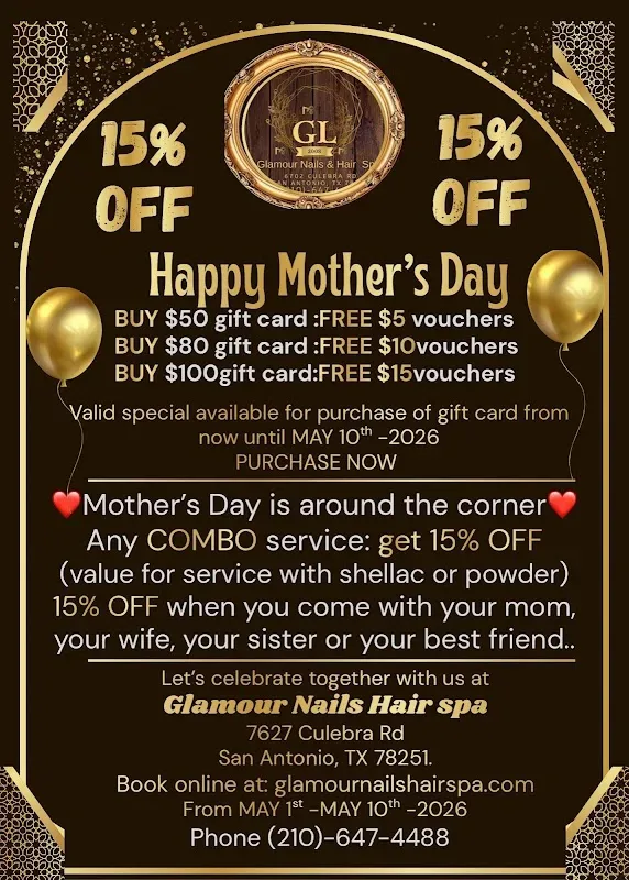 Glamour Nail Hair Spa — Nail salon in San Antonio