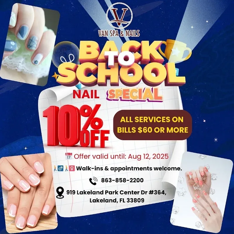 Van Spa & Nails — Nail salon in Lakeland