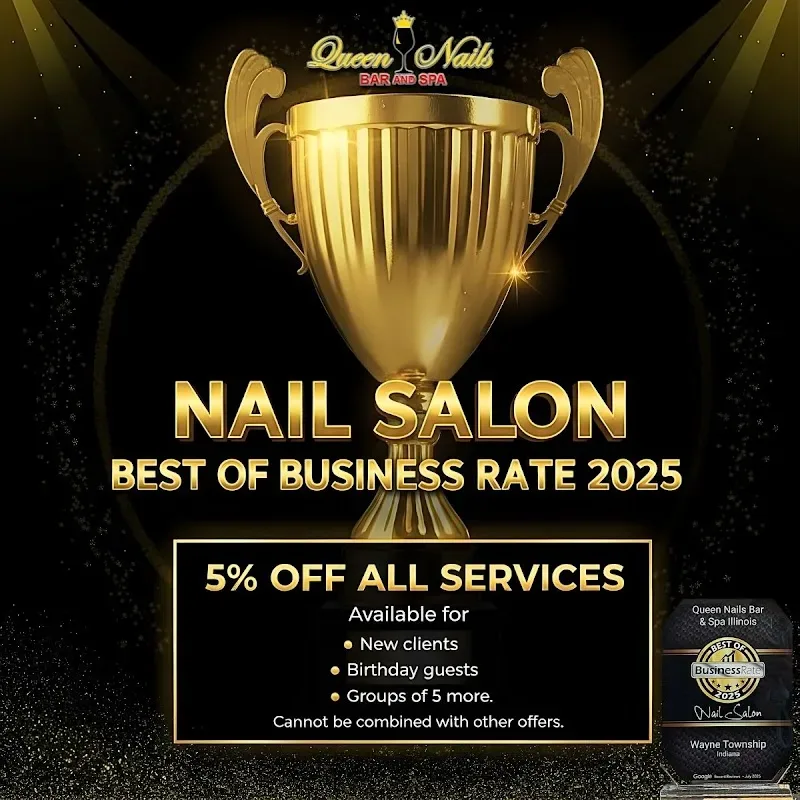 Queen Nails Bar & Spa Illinois — Nail salon in Fort Wayne