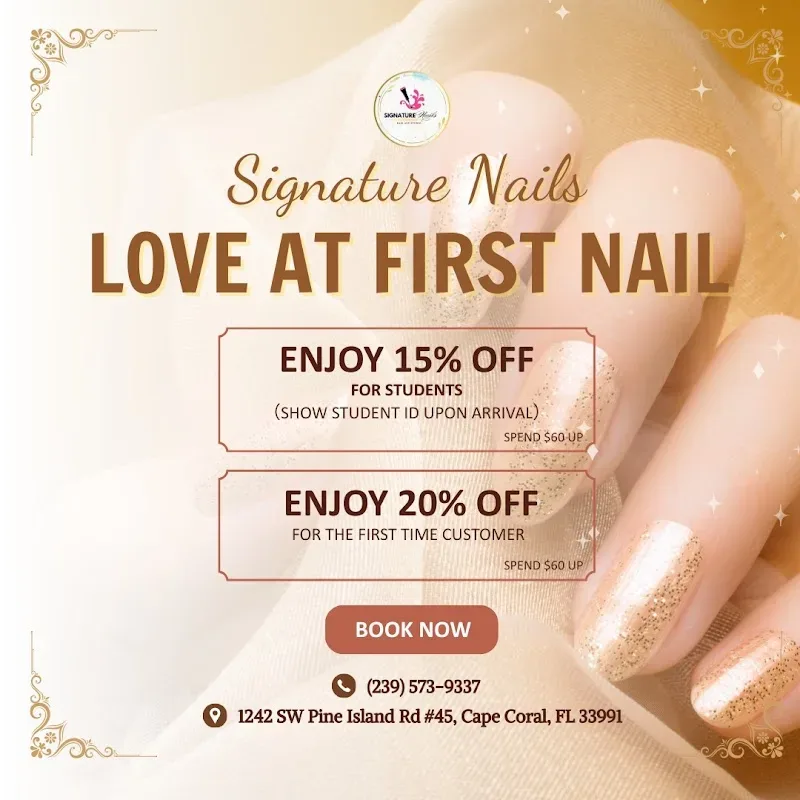 Signature Nails - 20% Off for the first visit — Nail salon in Cape Coral
