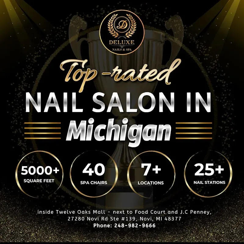 Deluxe Nail Salon Spa Novi — Nail salon in Novi
