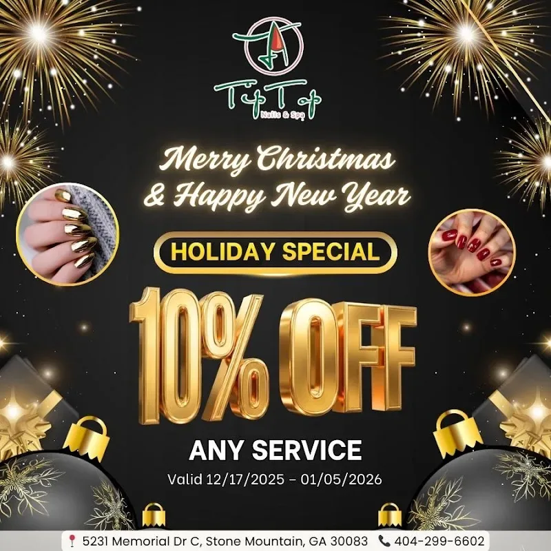 Tip Top Nails & Spa — Nail salon in Stone Mountain