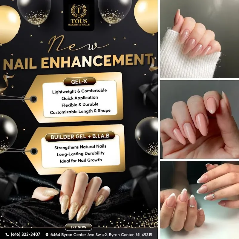 Tous Bakery & Nails Byron Center — Nail salon in Byron Center