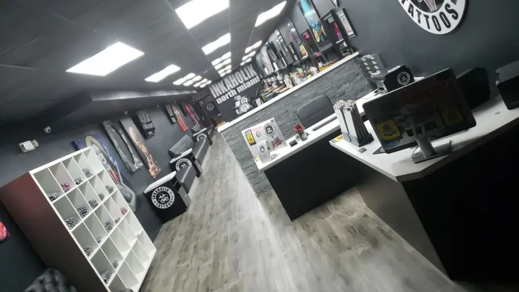 Inkaholik Tattoos and Barbershop North Miami — Tattoo shop in Miami