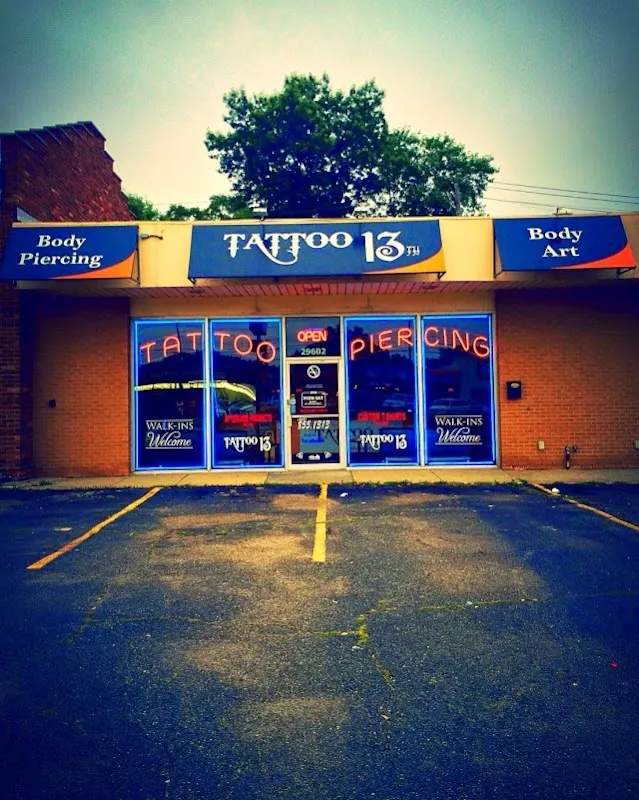 TATTOO 13 & Laser Tattoo Removal — Tattoo shop in Farmington Hills