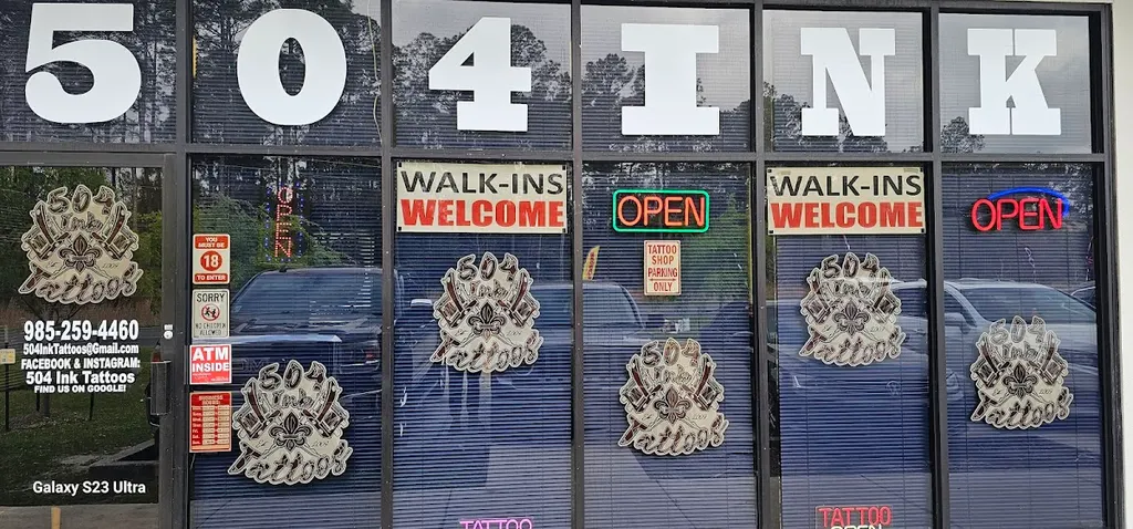 504 Ink Tattoos — Tattoo and piercing shop in Slidell