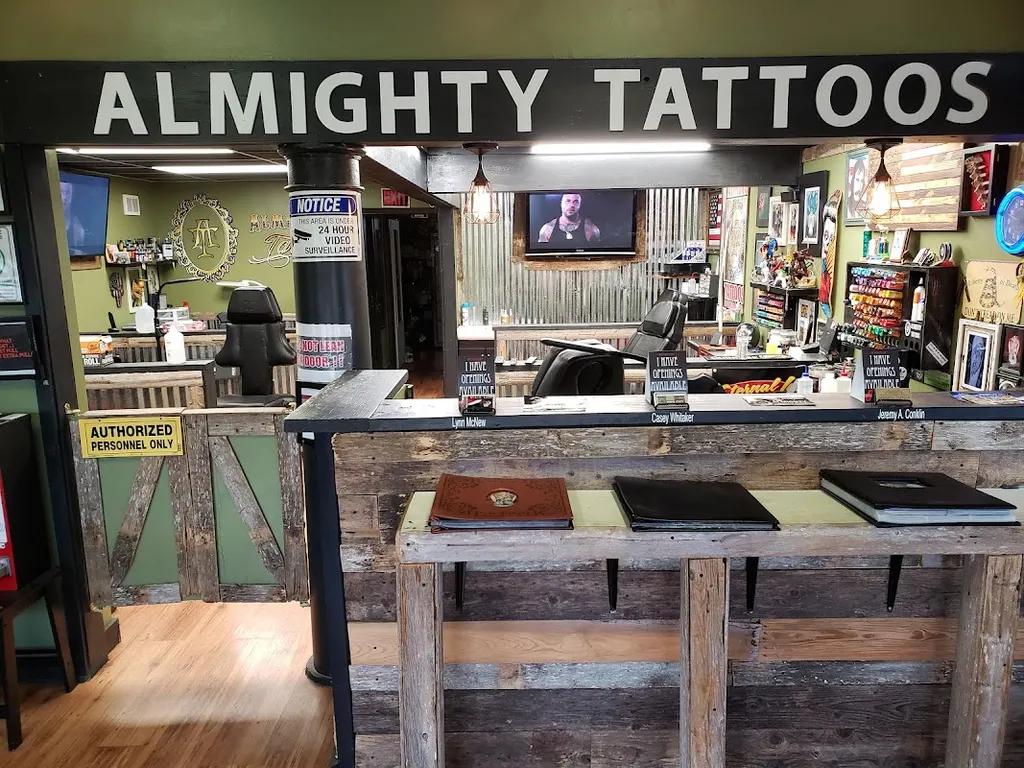 Almighty Tattoos — Tattoo and piercing shop in Belleville