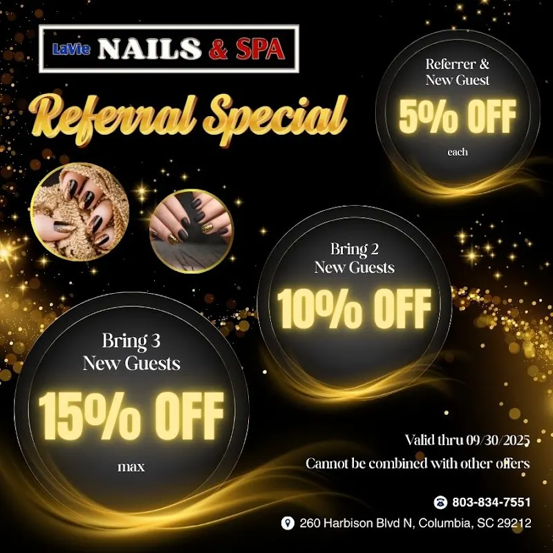LaVie Nails and Spa — Nail salon in Columbia