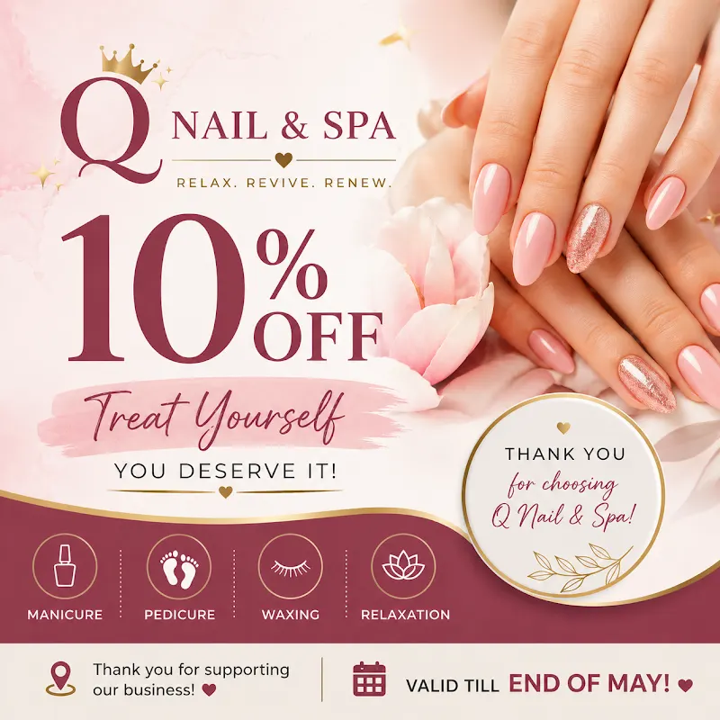 Q Nails and Spa — Nail salon in Allston