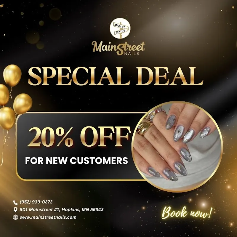 Mainstreet Nails | 20% Off All Services,Best Luxury Nails Spa Hopkins — Nail salon in Hopkins
