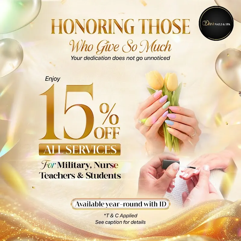 Dior Nails & Spa (15% OFF All Services Show Coupon) — Nail salon in Pensacola