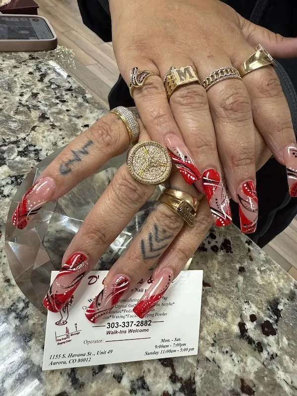 D'Lux Nails & Spa 10% Off For Students, Teachers & Nurses — Nail salon in Aurora