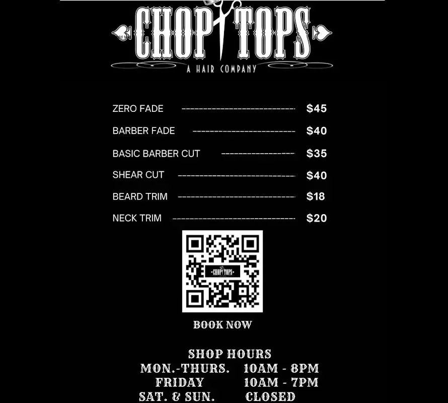 Chop Tops Hair Company — Hair salon in Kansas City