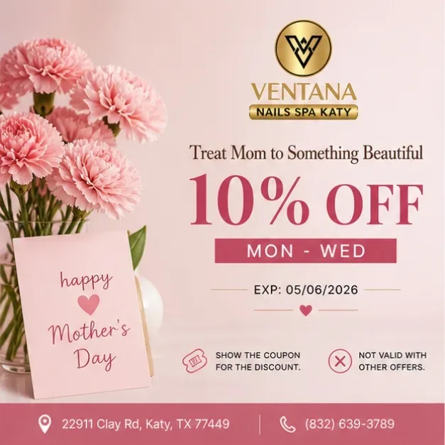 VENTANA NAILS SPA — Nail salon in Katy