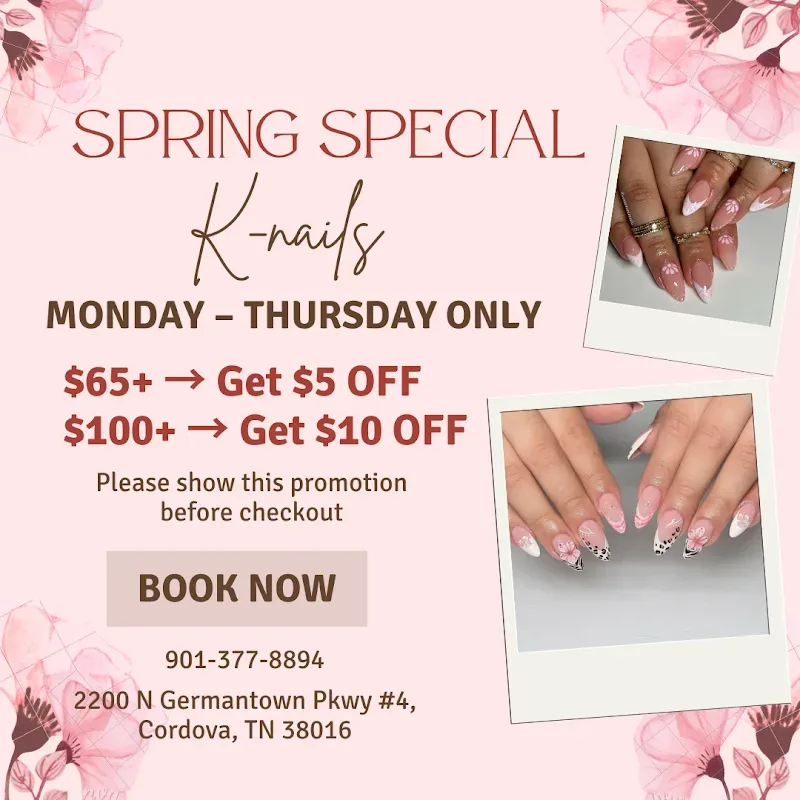 K Nails — Nail salon in Cordova