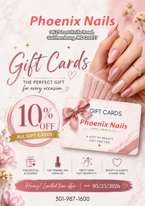 Phoenix Nails INC — Nail salon in Gaithersburg