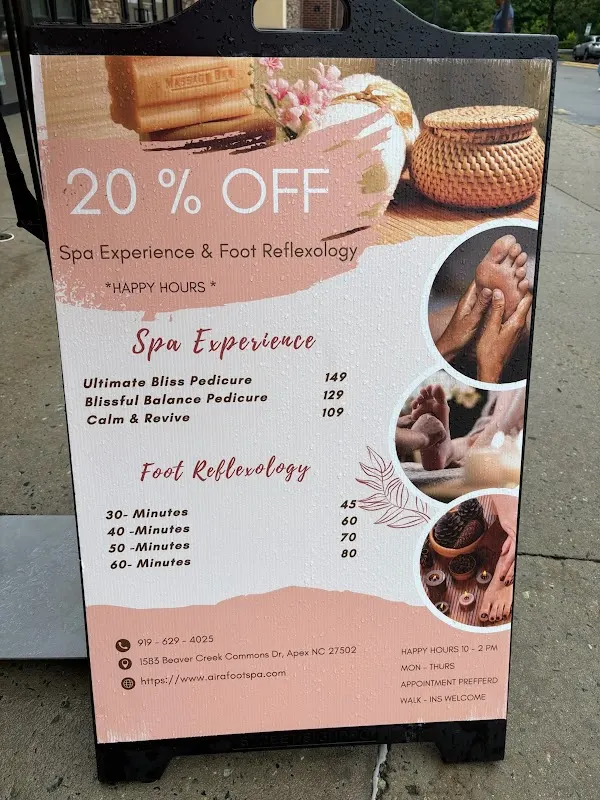 Aira Foot Spa — Nail salon in Apex
