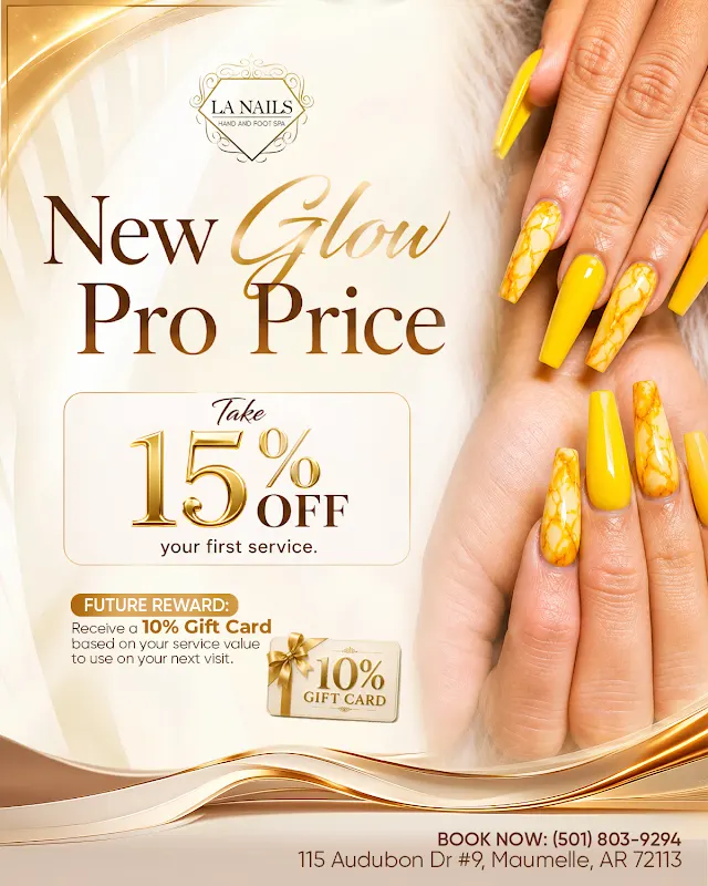 LA Nails Hand & Foot Spa — Nail salon in Maumelle