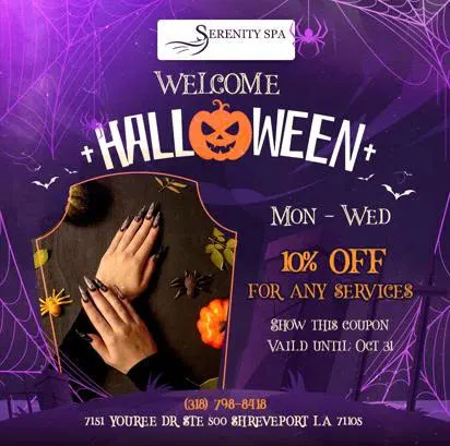 Serenity Spa & Nails — Nail salon in Shreveport