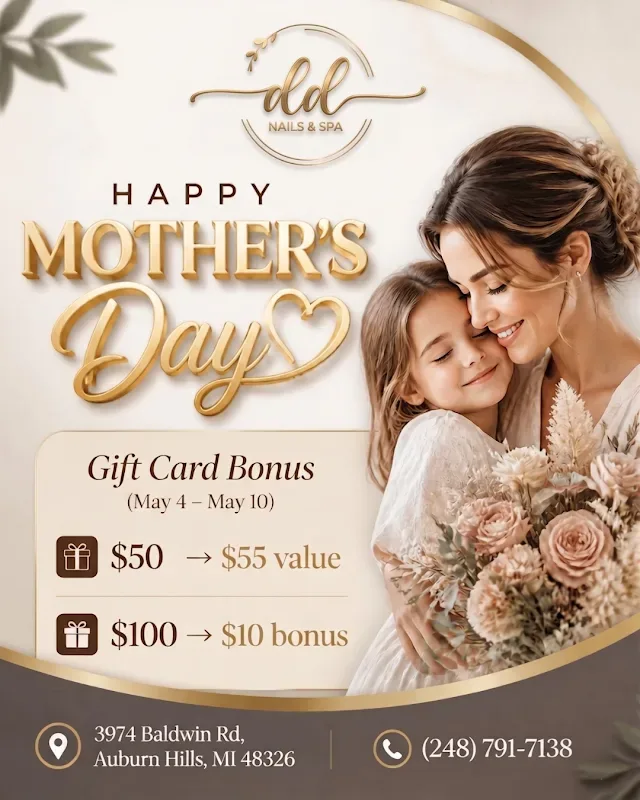 DD Nail & Spa — Nail salon in Auburn Hills