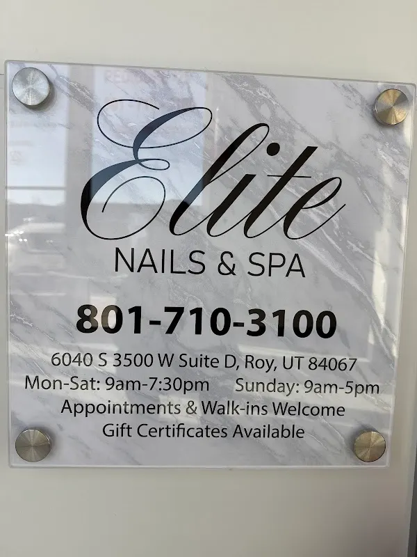 Elite Nails & Spa — Nail salon in Roy