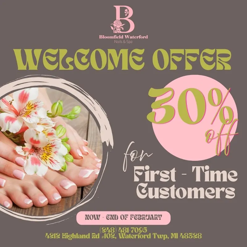 Bloomfield Nails Spa — Nail salon in Waterford Township