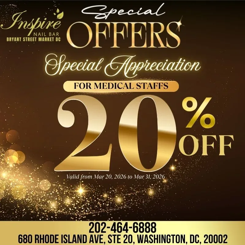 INSPIRE NAIL BAR Bryant street - Washington DC — Nail salon in Washington