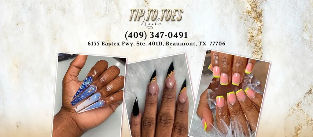 Tip to Toe Nail Salon — Nail salon in Beaumont