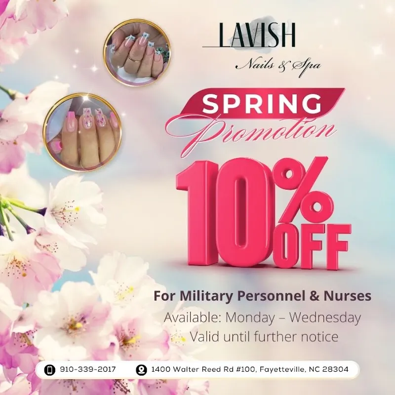 Lavish Nails & Spa — Nail salon in Fayetteville