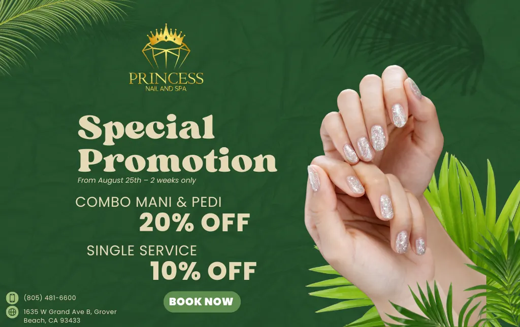 Princess Nails And Spa — Nail salon in Grover Beach