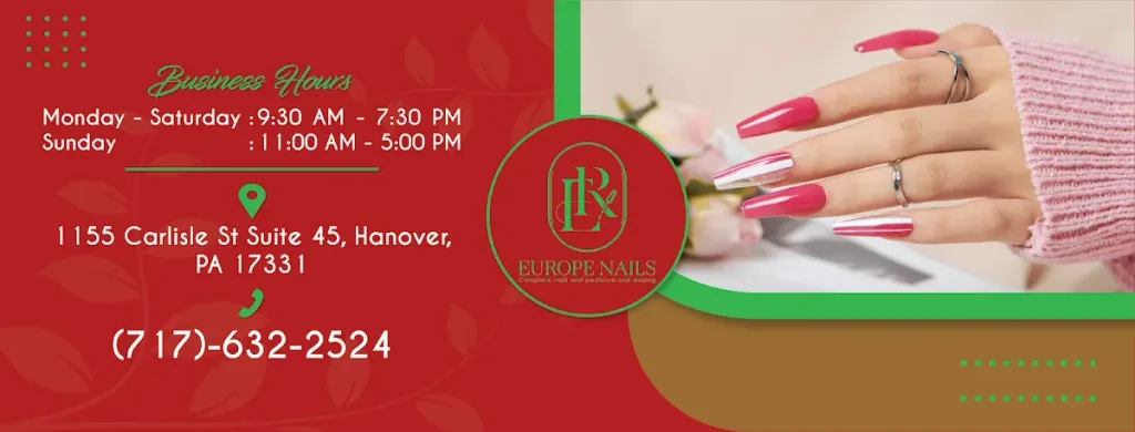 Europe Nails spa pedicure waxing eyelashes — Nail salon in Hanover