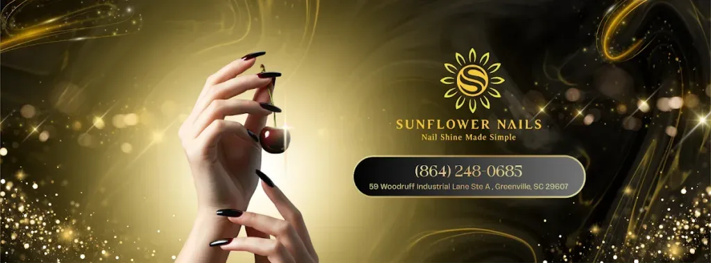 Sunflower nails — Nail salon in Greenville